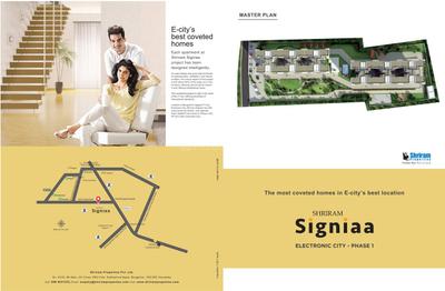 Image of 1270 Sq.ft 2 BHK Apartment / Flat for sale in Shriram Signiaa, Electronic City, Bengaluru for Rs. 13800000