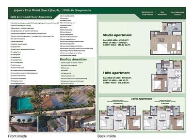 Image of 435 Sq.ft 1 RK Studio for sale in Four Way Homes, Sukhdeopura Nohara, Jaipur for Rs. 3000000