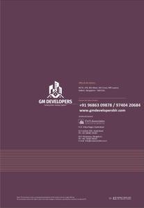 Image of 1116 Sq.ft 2 BHK Apartment / Flat for sale in GM Sri Sai Grand, NRI Layout, Bengaluru for Rs. 7400000