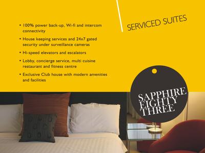 Image of 688 Sq.ft 1 BHK Apartment / Flat for sale in Ameya Sapphire 83, Sector 83, Gurgaon for Rs. 5800000