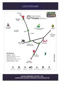 Image of 712 Sq.ft 2 BHK Apartment / Flat for sale in Trehan Vivanta Residences, Dheeriyawas, Bhiwadi for Rs. 1900000