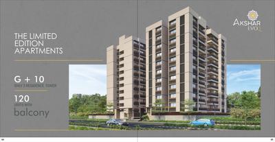 Image of 1314 Sq.ft 2 BHK Apartment / Flat for sale in Keshav Akshar Evoq, Tragad, Ahmedabad for Rs. 5986000