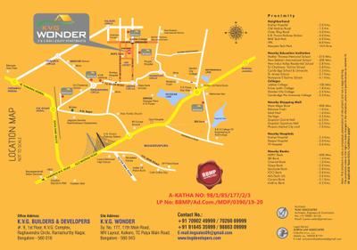 Image of 1179 Sq.ft 2 BHK Apartment / Flat for sale in KVG Wonder, NRI Layout, Bengaluru for Rs. 8500000