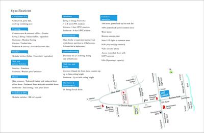 Image of 1800 Sq.ft 3 BHK Apartment / Flat for sale in Appaswamy Luz Amor, Mylapore, Chennai for Rs. 36000000