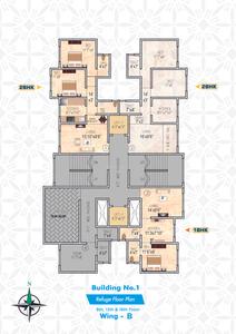 Image of 580 Sq.ft 1 BHK Apartment / Flat for sale in GP Complex Building No 1, Naigaon East, Naigaon for Rs. 3400000