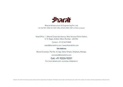 Image of 950 Sq.ft 2 BHK Apartment / Flat for sale in Bharat Ecovistas Phase III, Shilphata, Thane for Rs. 6750000