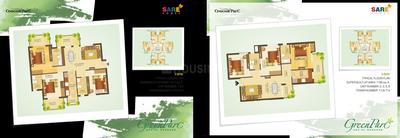 Image of 1183 Sq.ft 3 BHK Apartment / Flat for sale in Sare Green Parc 1, Sector 92, Gurgaon for Rs. 12200000