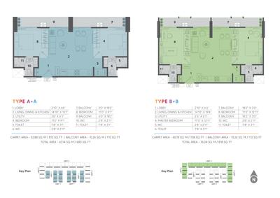 Image of 500 Sq.ft 1 RK Apartment / Flat for sale in Yashcon Neon, Viman Nagar, Pune for Rs. 7500000