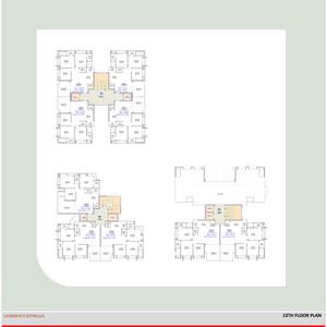 Image of 1982 Sq.ft 3 BHK Apartment / Flat for sale in Laxmipati Estrella, Palanpur, Surat for Rs. 9000000