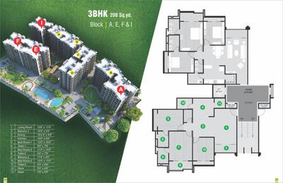 Image of 1872 Sq.ft 3 BHK Apartment / Flat for sale in Shree Balaji Status, Ravapura, Mehsana for Rs. 5500000