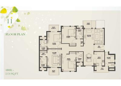 Image of 1850 Sq.ft 3 BHK Apartment / Flat for sale in Umang Monsoon Breeze Phase 2, Sector 78, Gurgaon for Rs. 17000000