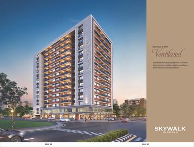 Image of 1800 Sq.ft 3 BHK Apartment / Flat for sale in Shiv Sadhna Skywalk Manglaam, Chandkheda, Ahmedabad for Rs. 8000000