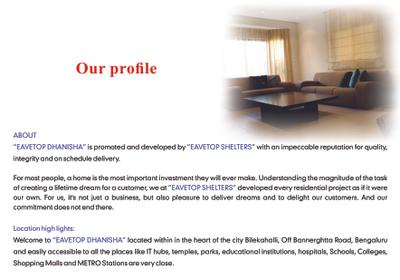 Eavetop Dhanisha Brochure 5