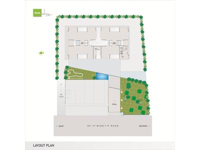 Image of 1700 Sq.ft 3 BHK Apartment / Flat for sale in Sangath Skyz, Koteshwar, Ahmedabad for Rs. 7500000
