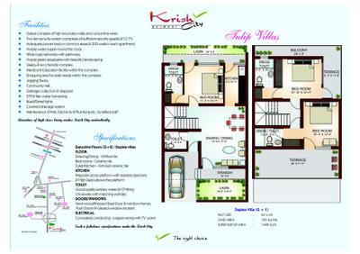 Image of 800 Sq.ft 2 BHK Apartment / Flat for sale in Krrish City, Tapukara, Bhiwadi for Rs. 2345000