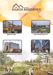 Image of 900 Sq.ft 2 BHK Apartment / Flat for sale in MMD Harsh Residency, Sector 81, Noida for Rs. 4600000