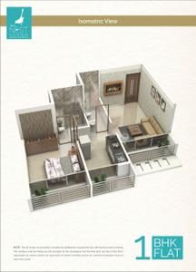 Image of 1050 Sq.ft 2 BHK Apartment / Flat for sale in Giriraj Nest, Kamothe, Navi Mumbai for Rs. 15500000