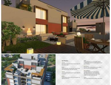 Image of 1200 Sq.ft 3 BHK Apartment / Flat for sale in Shlok Mirabel, Gota, Ahmedabad for Rs. 8500000