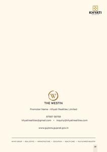 Khyati Realities The Westin Brochure 29