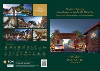 Image of 2200 Sq.ft Residential Plot / Land for sale in BCM Panache, Bhicholi Mardana, Indore for Rs. 20900000