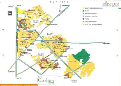 Image of 1300 Sq.ft 3 BHK Apartment / Flat for sale in DLF Carlton Estate, Sector 53, Gurgaon for Rs. 31500000