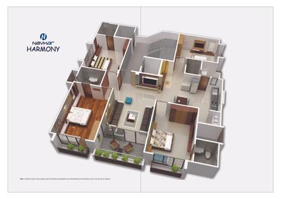 Image of 546 Sq.ft 1 BHK Apartment / Flat for sale in Navkar Harmony, Naigaon East, Naigaon for Rs. 3700000