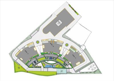 Image of 1450 Sq.ft 3 BHK Apartment / Flat for sale in Ganga Ishanya C, Balaji Nagar, Pune for Rs. 20500000