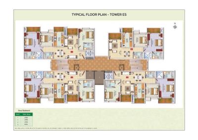 Image of 1704 Sq.ft 3 BHK Apartment / Flat for sale in Ozone Greens Phase 2 by Ozone Group, Medavakkam, Chennai for Rs. 9500000