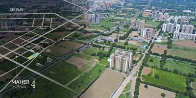 Image of 1255 Sq.ft 3 BHK Apartment / Flat for sale in Vishwanath Maher Homes 4, Shela, Ahmedabad for Rs. 6500000