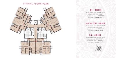 Image of 2670 Sq.ft 4 BHK Apartment / Flat for sale in Starom Ekya, Malad West, Mumbai for Rs. 63000000