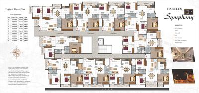 Image of 1089 Sq.ft 2 BHK Apartment / Flat for sale in Habulus Symphony, Electronic City, Bengaluru for Rs. 7000000
