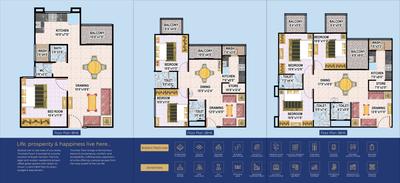 Image of 730 Sq.ft 2 BHK Apartment / Flat for sale in Shubh Labh Tirumala Town, Super Corridor, Indore for Rs. 4300000