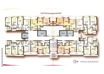 Image of 700 Sq.ft 2 BHK Apartment / Flat for sale in Swastik Tulip, Vikhroli East, Mumbai for Rs. 19500000