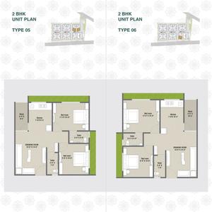 Image of 603 Sq.ft 2 BHK Apartment / Flat for sale in Bhakti Elegance, Thakkarbapa Nagar, Ahmedabad for Rs. 4900000