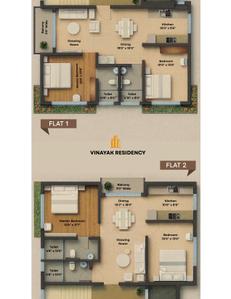 Image of 1175 Sq.ft 2 BHK Apartment / Flat for sale in Vinayak Residency, Khandagiri, Bhubaneswar for Rs. 7500000