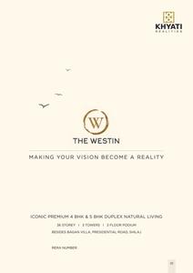 Khyati Realities The Westin Brochure 1