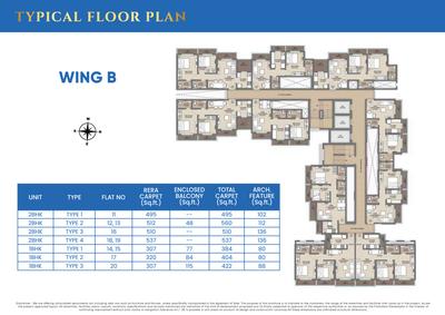 Image of 422 Sq.ft 1 BHK Apartment / Flat for sale in Shripal Sattva Bldg 2, Vasai West, Vasai for Rs. 4492000