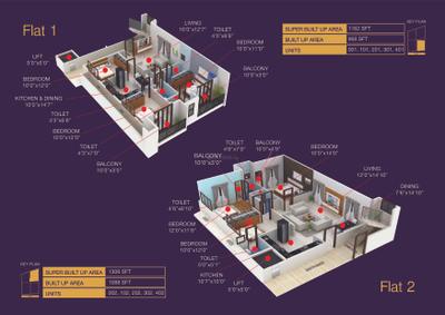 Image of 1200 Sq.ft 3 BHK Apartment / Flat for sale in Sree Reddy Ihitha, Marathahalli, Bengaluru for Rs. 12104000