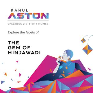 Image of 1269 Sq.ft 3 BHK Apartment / Flat for sale in Rahul Aston I, Hinjawadi Phase 2, Pune for Rs. 11200000