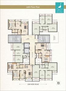 Image of 1050 Sq.ft 2 BHK Apartment / Flat for sale in Giriraj Nest, Kamothe, Navi Mumbai for Rs. 15500000