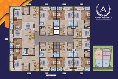 Image of 750 Sq.ft 1 BHK Apartment / Flat for sale in Vihaan Altair Residency, Noida Extension, Greater Noida for Rs. 3349000
