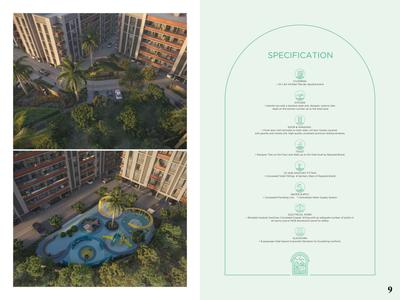 Image of 2350 Sq.ft 3 BHK Apartment / Flat for sale in Pramukh Green County Bldg D To H, Chharwada, Vapi for Rs. 6800000