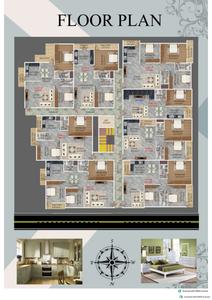 Image of 1175 Sq.ft 2 BHK Apartment / Flat for sale in Sai Temple Chimes, Banashankari, Bengaluru for Rs. 10868750