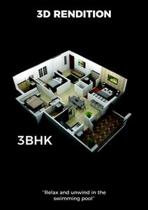 Image of 1300 Sq.ft 2 BHK Apartment / Flat for sale in Adonai Glory, Hennur, Bengaluru for Rs. 8000000