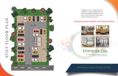 Image of 1278 Sq.ft 3 BHK Apartment / Flat for sale in Eminenza Elite, Hanspal, Bhubaneswar for Rs. 10700000