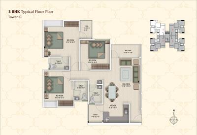 Image of 850 Sq.ft 2 BHK Builder Floor for sale in Royal Gold, Waghodia Road, Vadodara for Rs. 3300000