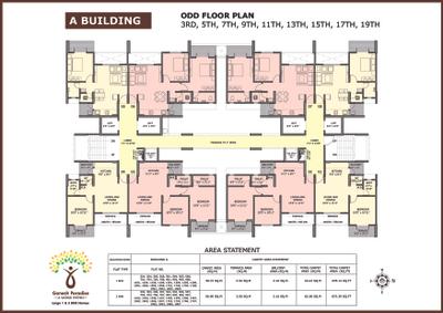 Image of 1185 Sq.ft 2 BHK Apartment / Flat for sale in Ganesh Paradise Phase 2, Chikhali, Pune for Rs. 5146800
