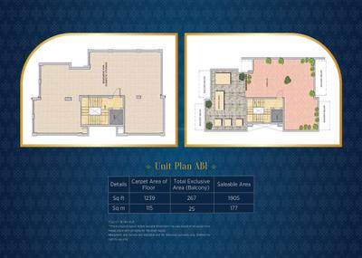 Image of 2650 Sq.ft 4 BHK Apartment / Flat for sale in Adani Samsara, Sector 61, Gurgaon for Rs. 63500000