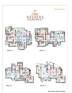 Image of 3064 Sq.ft 4 BHK Apartment / Flat for sale in DLF The Belaire, DLF Phase 5, Gurgaon for Rs. 108000000