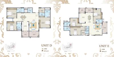 Image of 3600 Sq.ft 4 BHK Apartment / Flat for sale in Legacy Celino, Thanisandra, Bengaluru for Rs. 45000000